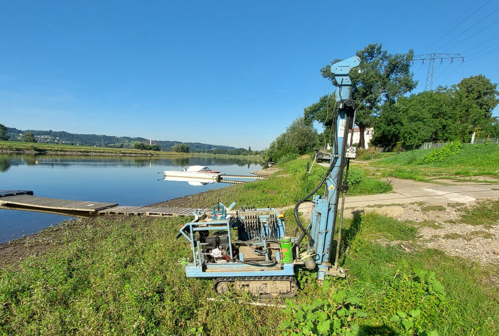 Baugrundgutachten – Ufersicherung an der Elbe in Radebeul
